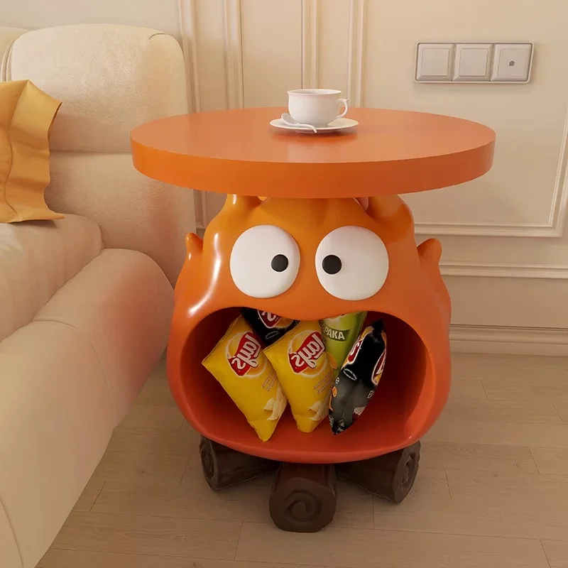 MOMO Cartoon Creative Hot Flame Match Storage Ornaments Living Room Sofa Side Table Floor Ornaments Bedside Table Decorations