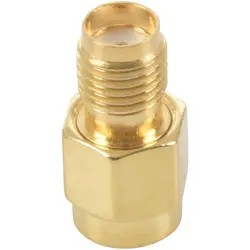 2PCS RF coaxial coax adapter SMA female to RP-SMA male