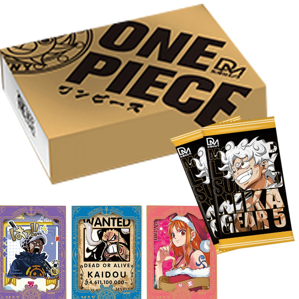 

Genuine One Piece Collection Cards Adventure Anime Protagonist Luffy Sanji Nami Booster Box Game Trading Cards Festival Gifts