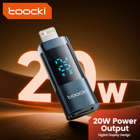 Toocki USB C OTG to Lighting Adapter for iPad Air Digital Display 27W Fast Charging OTG Converter for iPhone 14 13 iP Interface