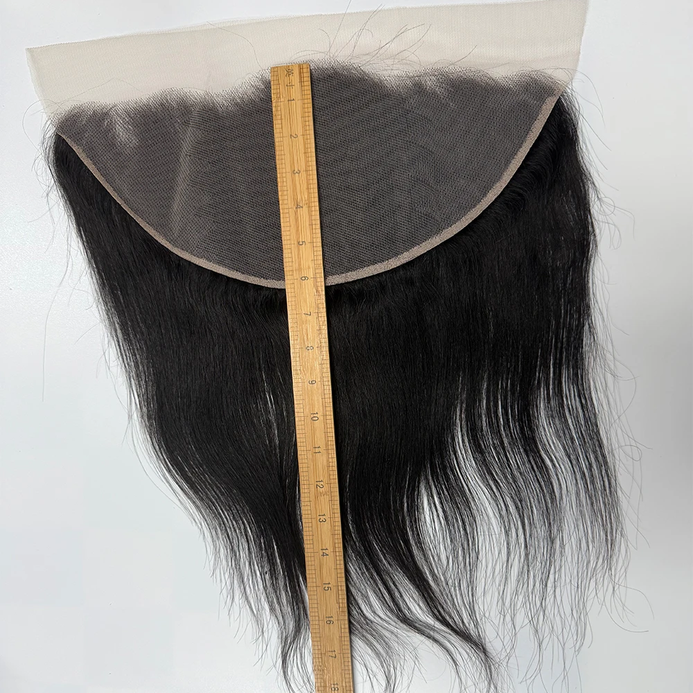 

Прямые 13x6 кружевные фронтальные только человеческие волосы, бразильские волосы Remy, прозрачные 13x6, кружевные фронтальные волосы от уха до уха, натуральные для чернокожих женщин