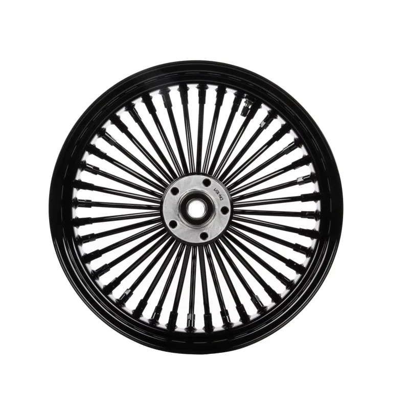 New Arrived Customizable Black Multi-Spoke 16*5.5 Inch Front Wheels Rim Tubeless Hub 14-26 Haley Street bob Softail Standard