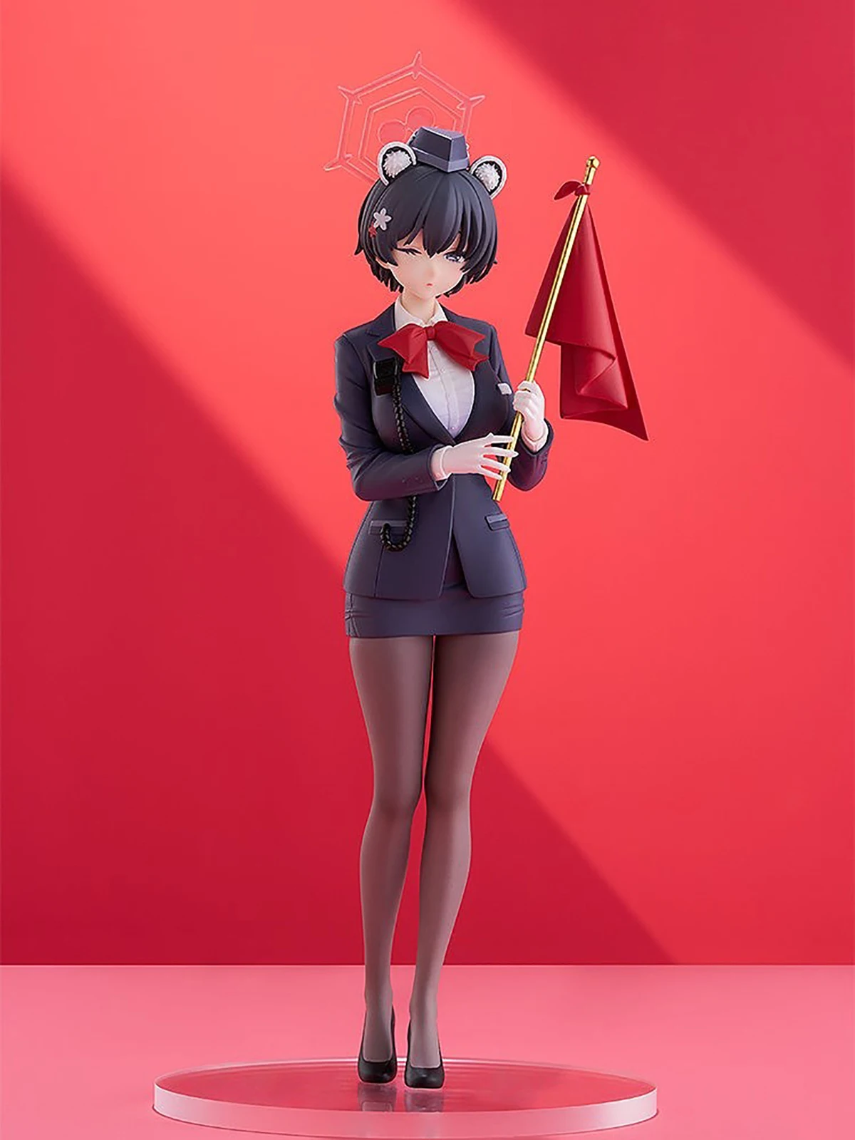 Original Genuine Good Smile Company Prepainted Pop Up Parade Blue Archive Kasuga Tsubaki Guide H=190mm Game Character Figure