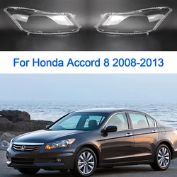 Headlight Cover For Honda Accord 8 2008 2009 2010 2011 2012 2013 Replacement Faros Delanteros Plastic Lens Glass Car Accessories