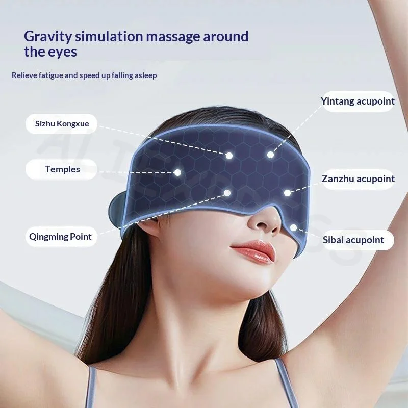 Breathable Double-Sided Soft Eye Mask for Gravity-Induced Relaxation Perfect Light Blocking for Sleep