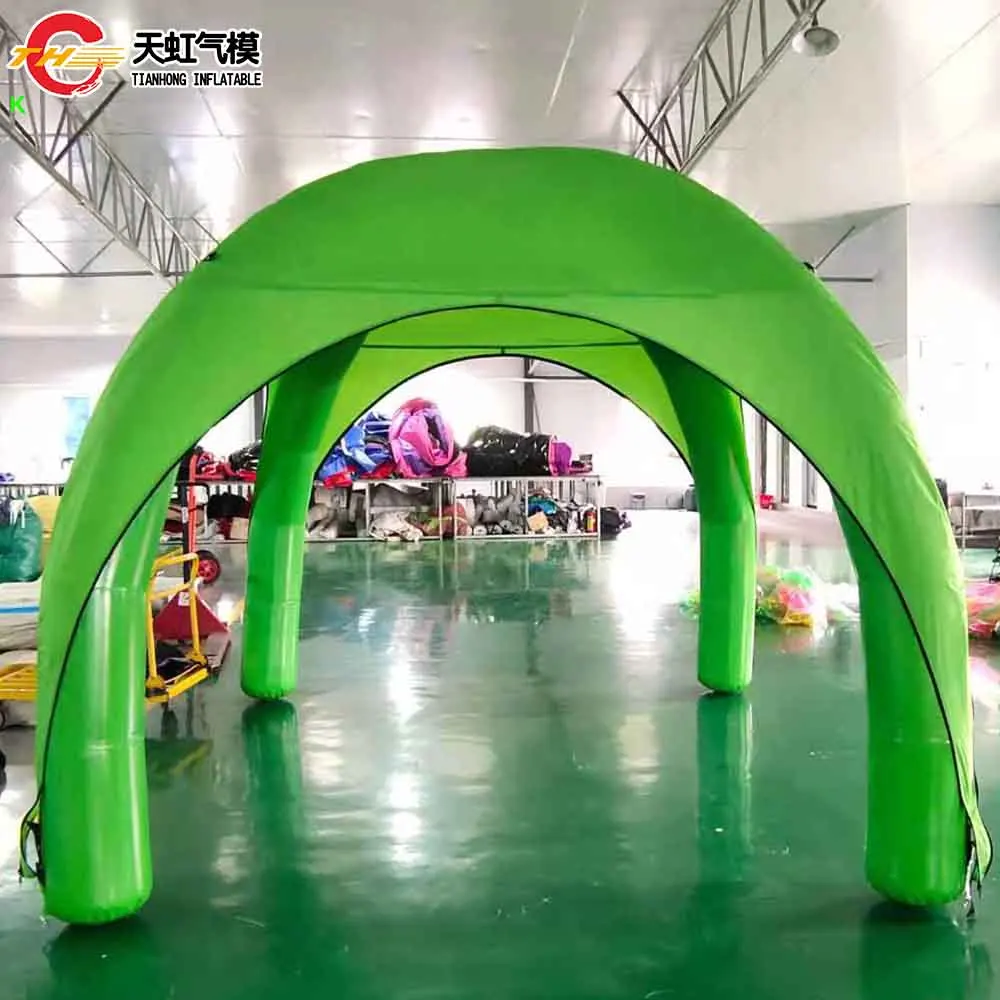 Custom Made Air Tight Inflatable Spider เต็นท์โฆษณาเชิงพาณิชย์เต็นท์สนามหญ้าพองพร้อมปั๊มลม