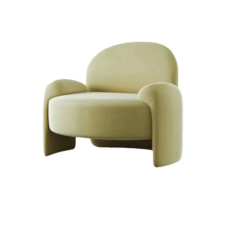 Nordic light luxury Internet celebrity elephant ear chair personalized creative balcony beauty clothing shop coffee shop