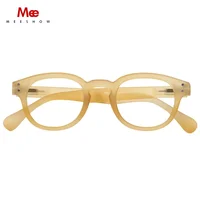 Meeshow nuevas gafas de lectura de melocotón y miel estilo Retro europeo calidad hombres mujeres gafas con Flex Lesebrillen 1513
