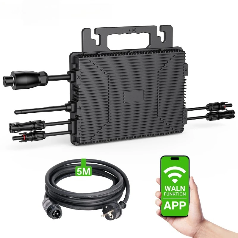 800W Grid Tie Micro Inverter 230V EU Balcony Solar System 96% Efficiency Pure Sine Wave MPPT DC AC for Home PV Panel