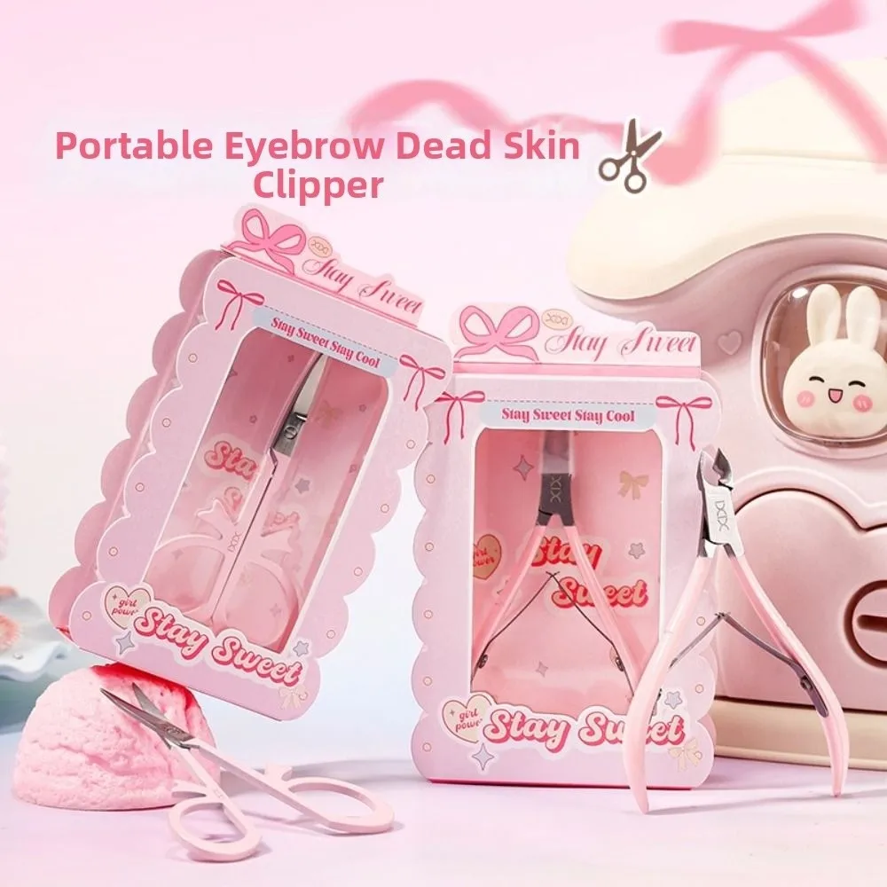 Kleine Augenbrauen-Trimmschere, tragbare, natürliche, scharfe Make-up-Schere, perfekte Make-up-Tools für die Augenbrauenformung von Anfängern