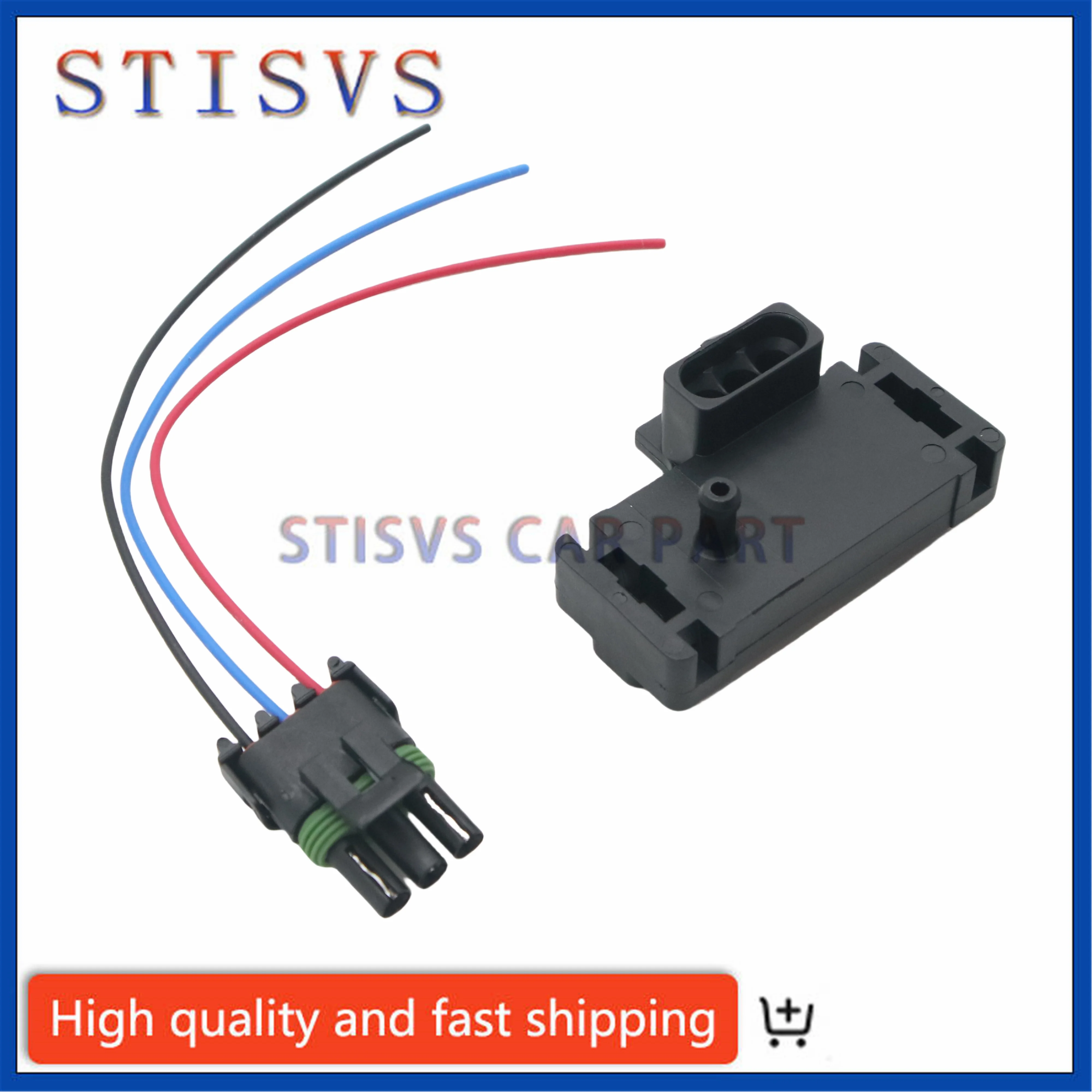 

12223861 For GM STYLE MAP Sensor 3 BAR For Electromotive Motec Megasquirt With Plug OEM 16040749 28182635 23528418 12219935 New
