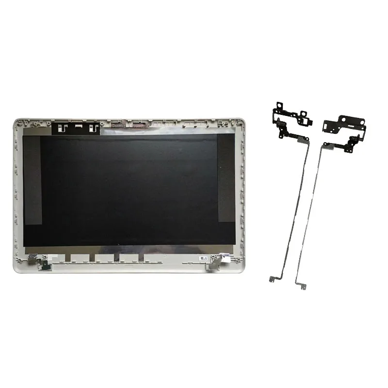 

Laptop silver cover for HP 17-AK 17-AK000 17-AK010NR 17-AK013DX 17-AK051NR 17-AK061NR Top LCD cover/Hinges