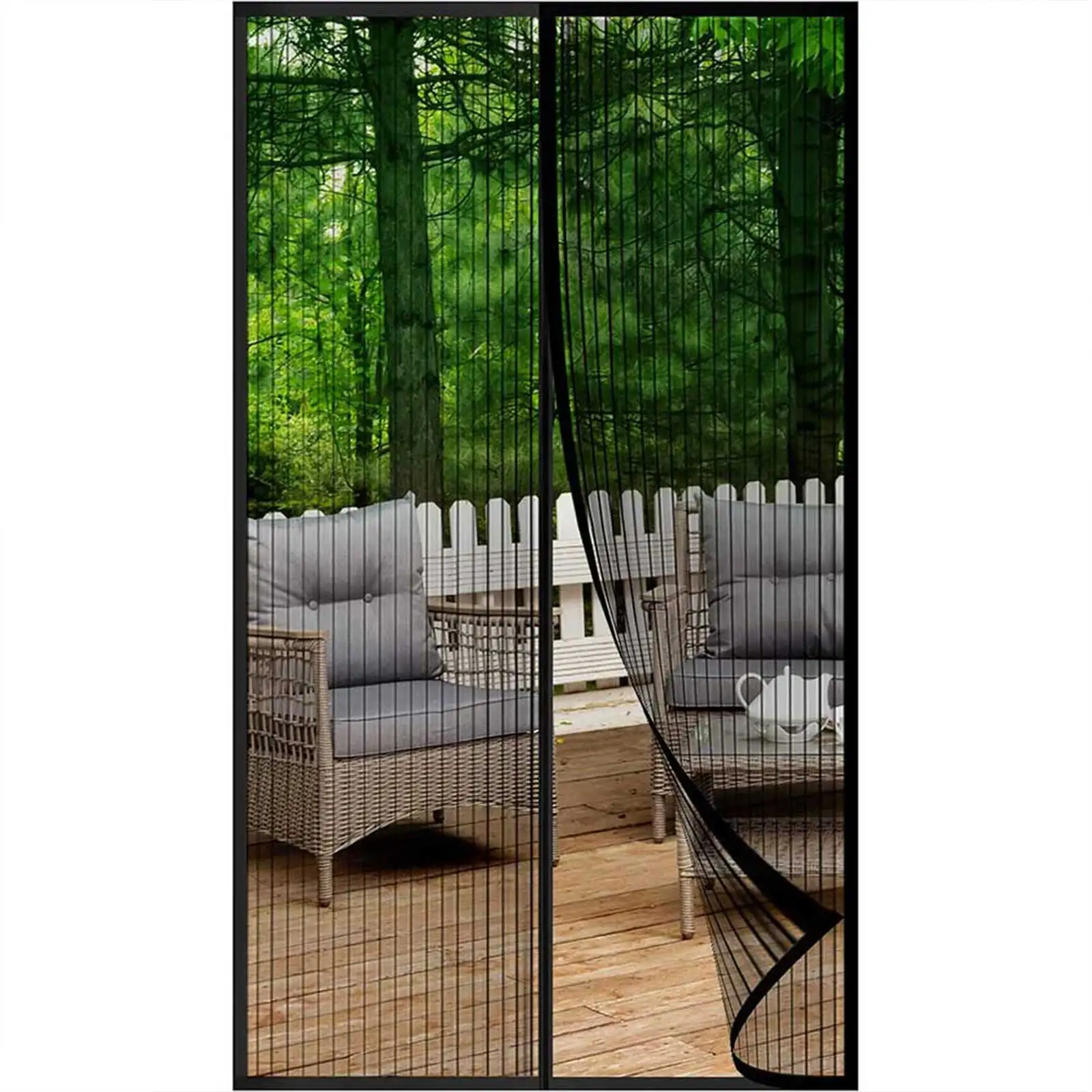 Magnetische Anti Moskito Vorhang Tür Mesh Insekt Fly Bug Net Automatische Schließen Haushalt Belüftung Schlafzimmer Fenster Vorhänge – Detail 1