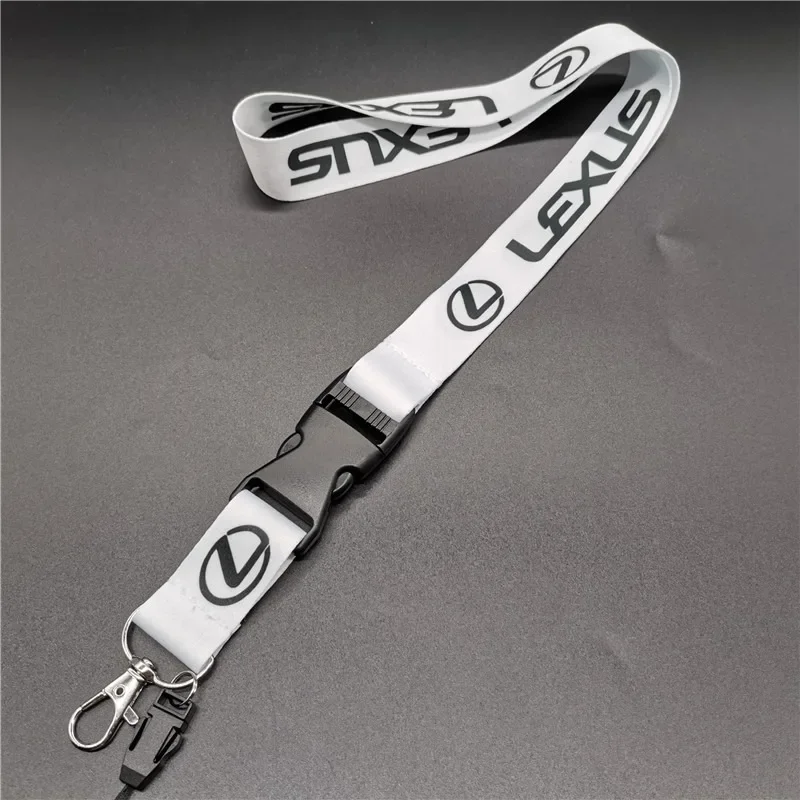 Lexus Lanyard Nylon Logo Style Keychain For Lexus F SPORT ES RX NX LS UX LM LX GX LC RZ Car Motorcycle Fashion Gifts Accessories