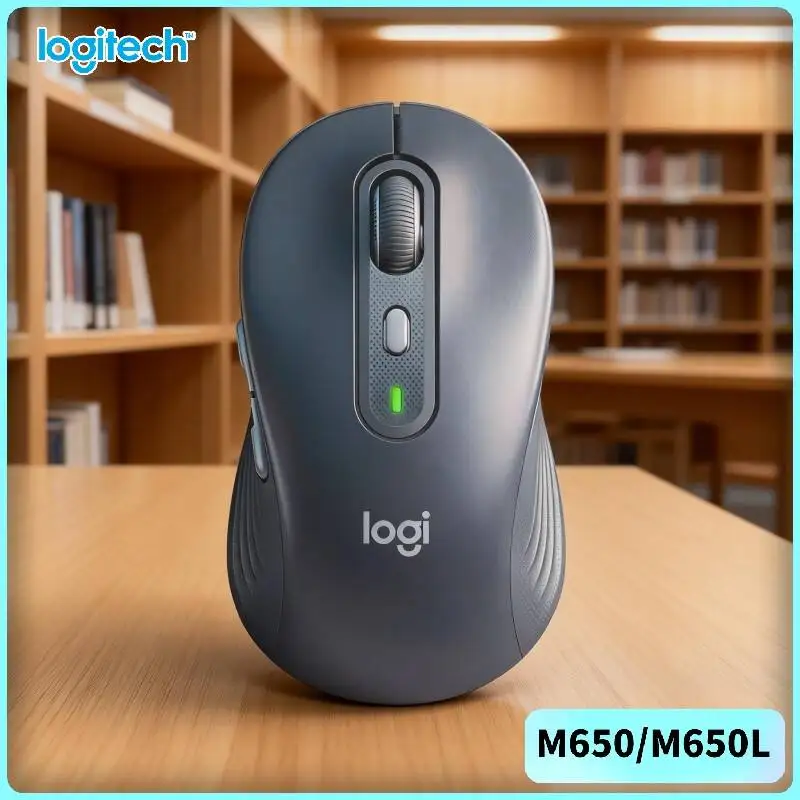 

Logitech M650/M650L Wireless Ergonomic Mouse - 90% Reduced Noise, Advanced Optical Sensor, Soft Thumb Area, 24-Month Battery