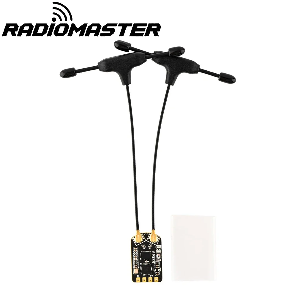 Radiomaster RP3 5V 2.4Ghz 100mw ExpressLRS ELRS Long Range Nano Receiver Dual Antenna For Whoops Drones Fix-wing