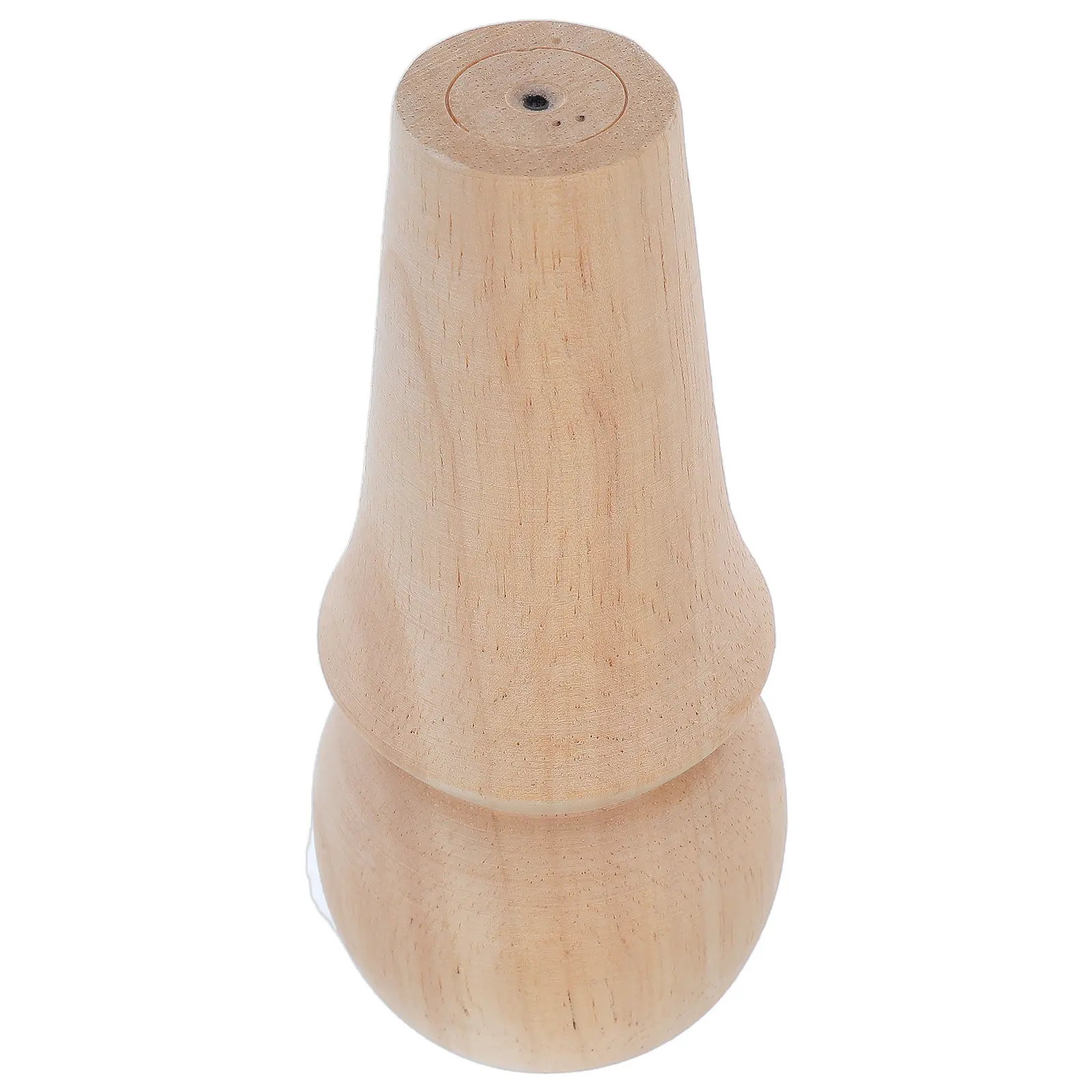 Unfinished Wood Staircase Finials 7.07 Tall X 3.14 Wide Round Post Caps Decorative Carved Wood Baluster Railing Topper Indoor