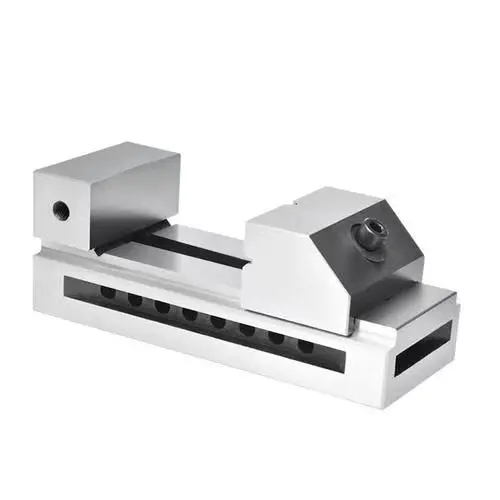 High-precision cast iron CNC grinding machine vise; brand-new, screwless steel bench vise with manual drive