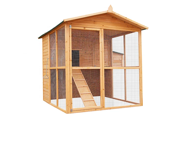 Outdoor Rainproof Professional Large Design Cheap Wooden Chicken Coop Hen House With Run