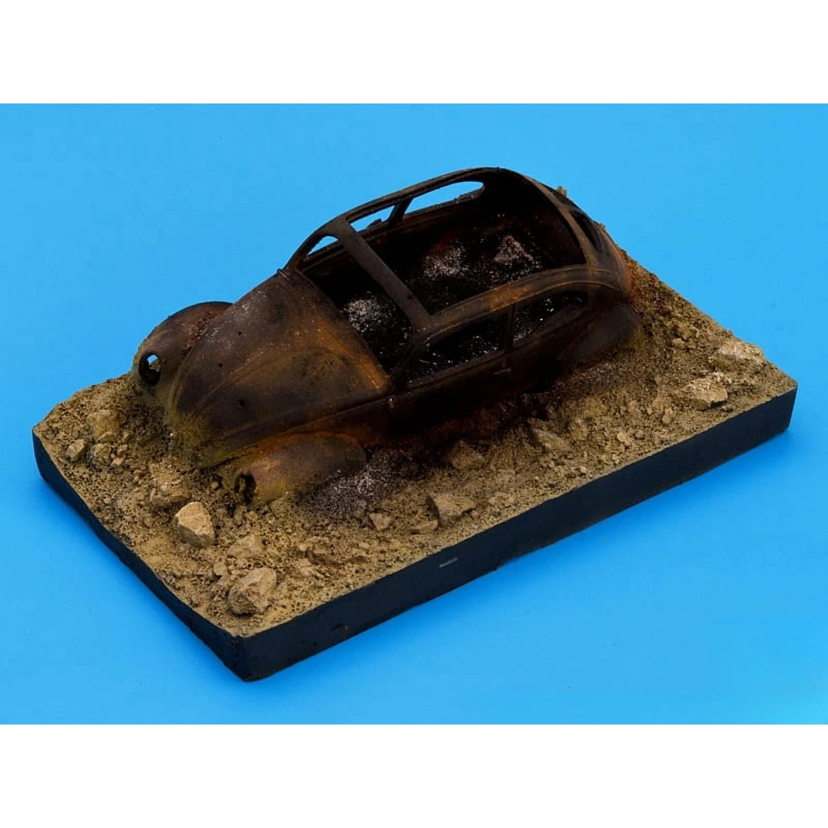

1/35 resin soldier model GK - Destroyed German car - Unassembled and unpainted DIY kit - 1215T