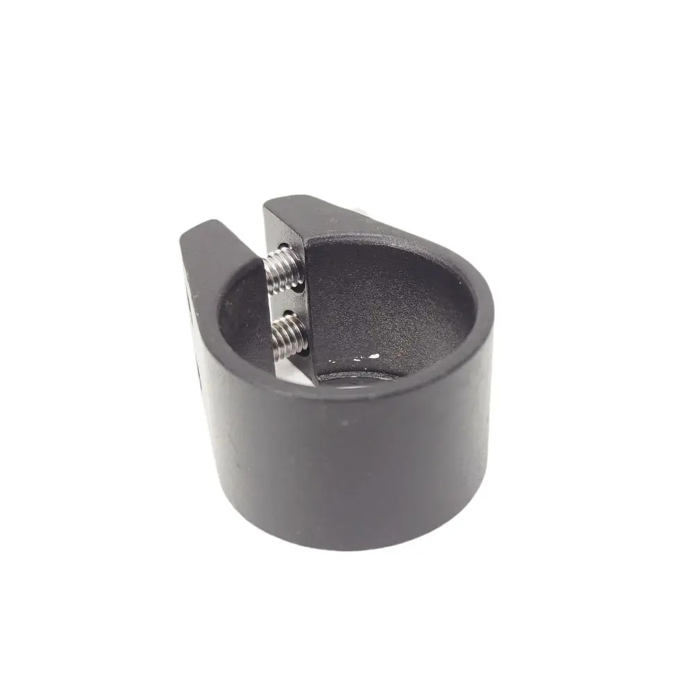 Durable Alloy Seat Tube Clamp 31.8mm Double Bolt Lock For Electric Bike Saddle Post Stable Bicycle Cycling Part
