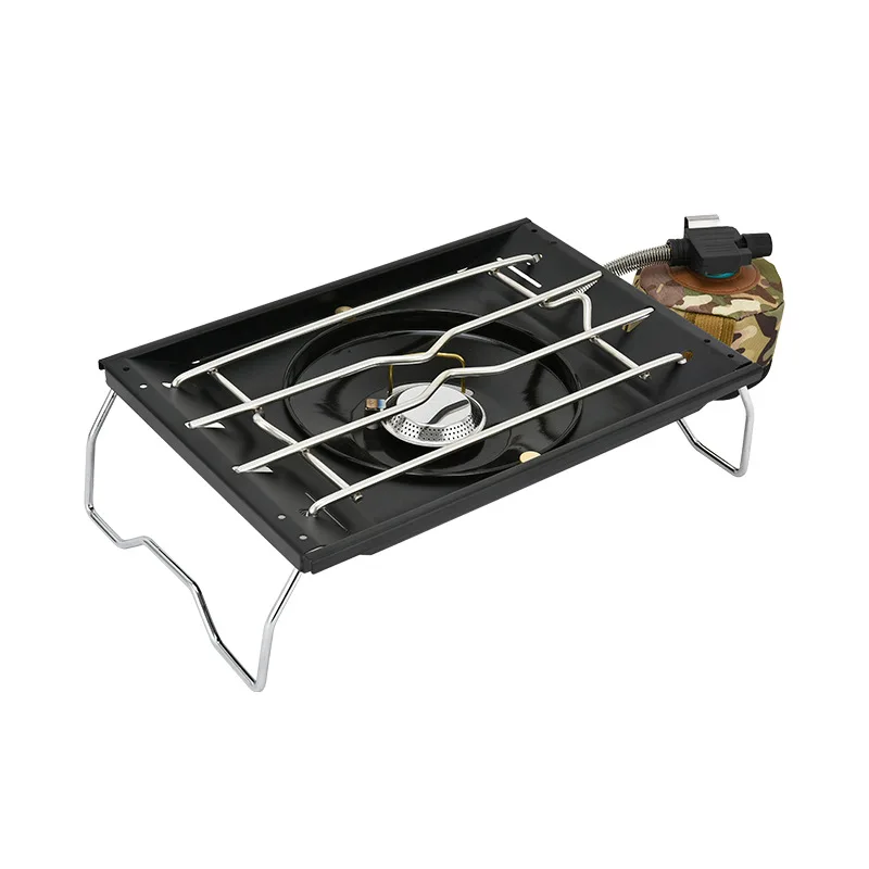 

Egg roll table grill travel barbecue portable picnic sink recessed fire windproof stove