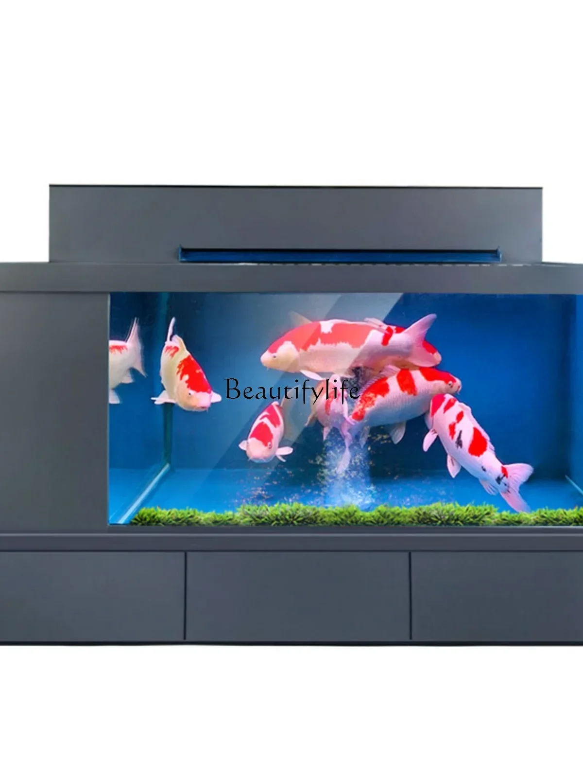 

FG26Light-weight new glass side filter bottom row fish tank aquarium installation-free koi floor tank home