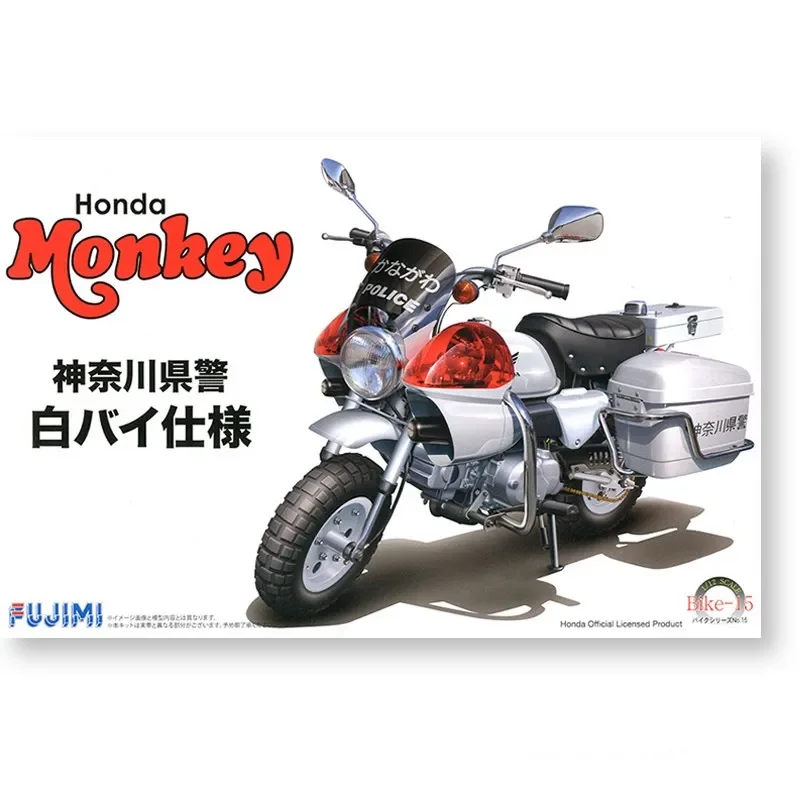 Fujimi 14148 Assembly Model 1/12 Scale for Honda Monkey Police Custom Car Model for Boys Model Hobby Collection DIY Toys