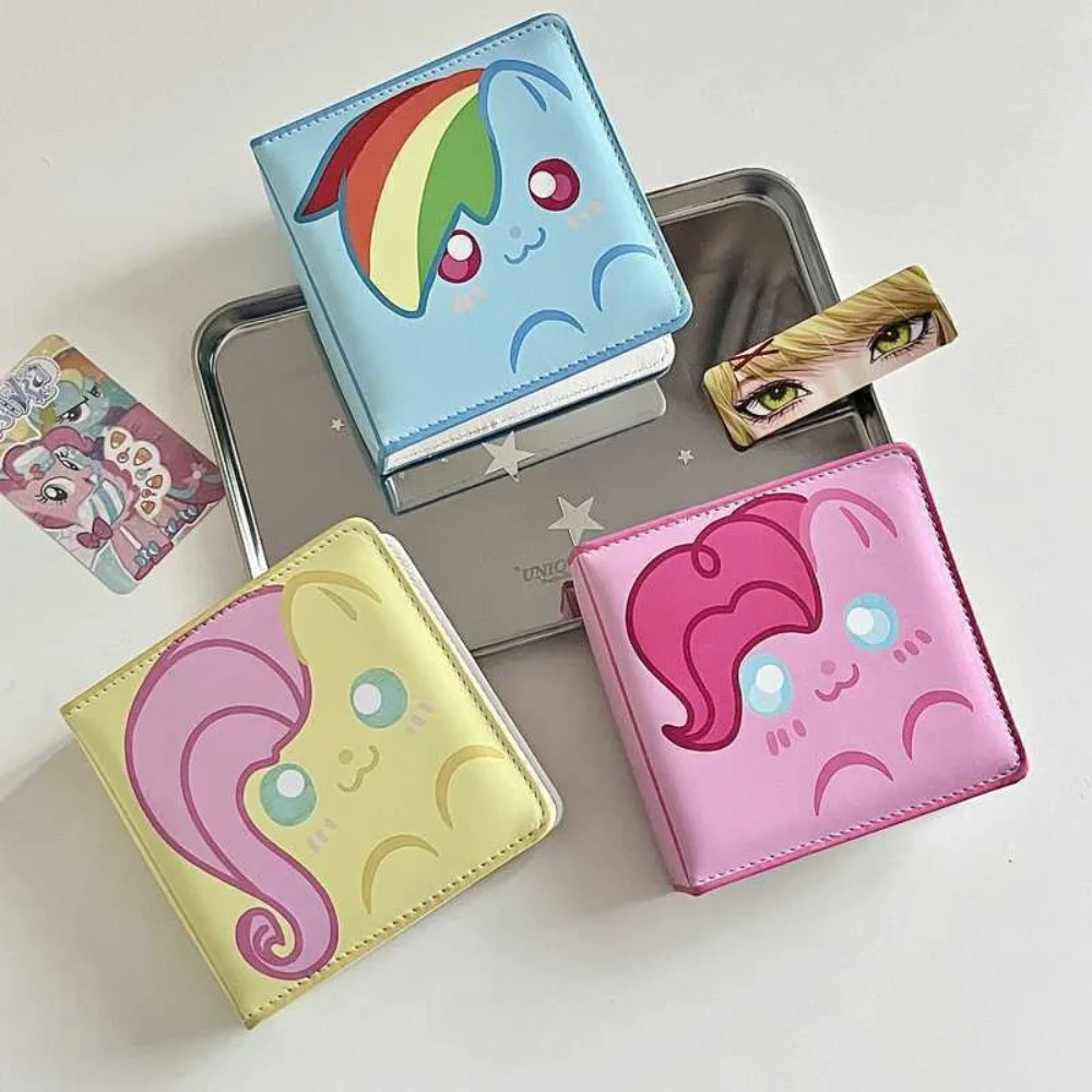 Anime My Little Pony Pinkie Pie Fluttershy Applejack Rainbow Dash rare Twilight Sparkle Photo Album Card Storage Book 3 pollici