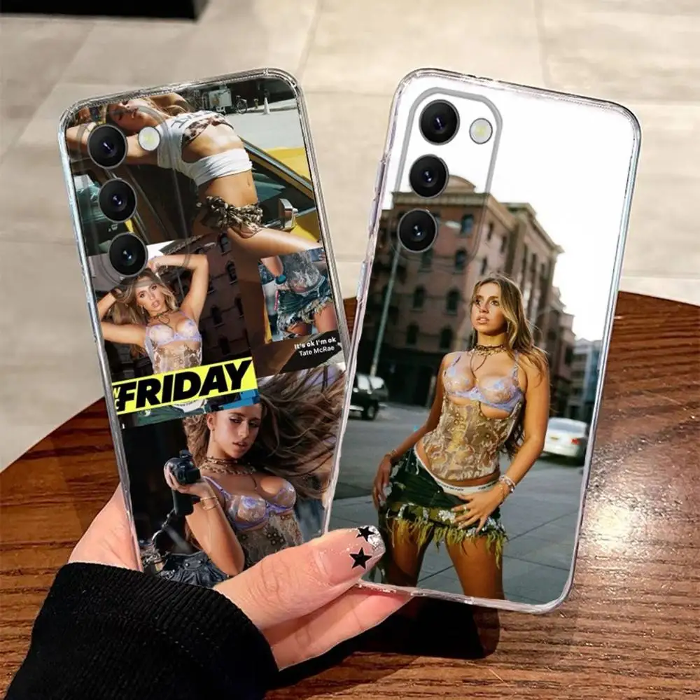 

T-Tate Singer M-McRae Phone Case For Samsung S30,23,21,22,20 FE lite,S10,9,PIus Note20ultra Soft Transparent