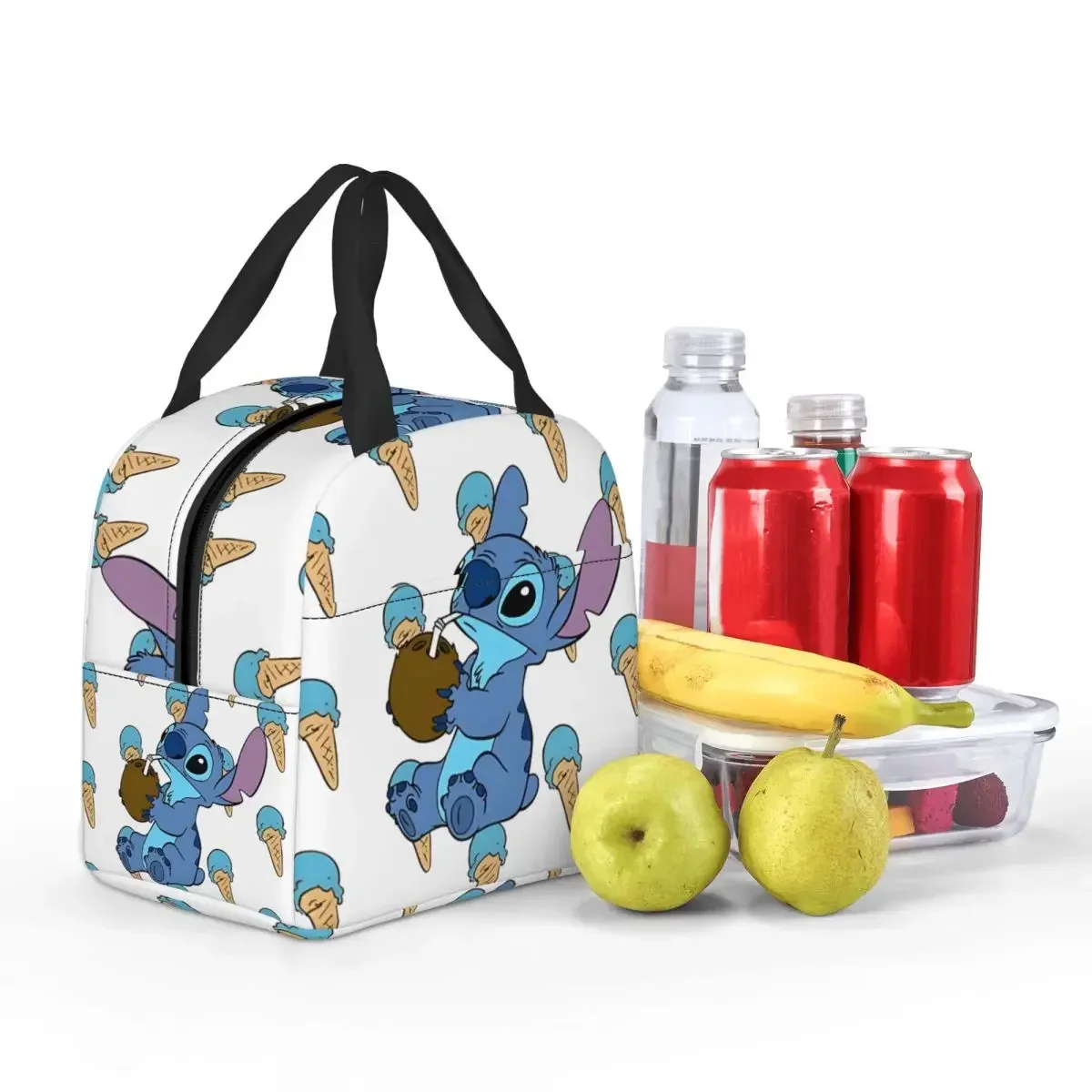 For Lunch And Ice Cream Tote New Arrival Leroy & Stitch Food Pouch Female Picnic Storage