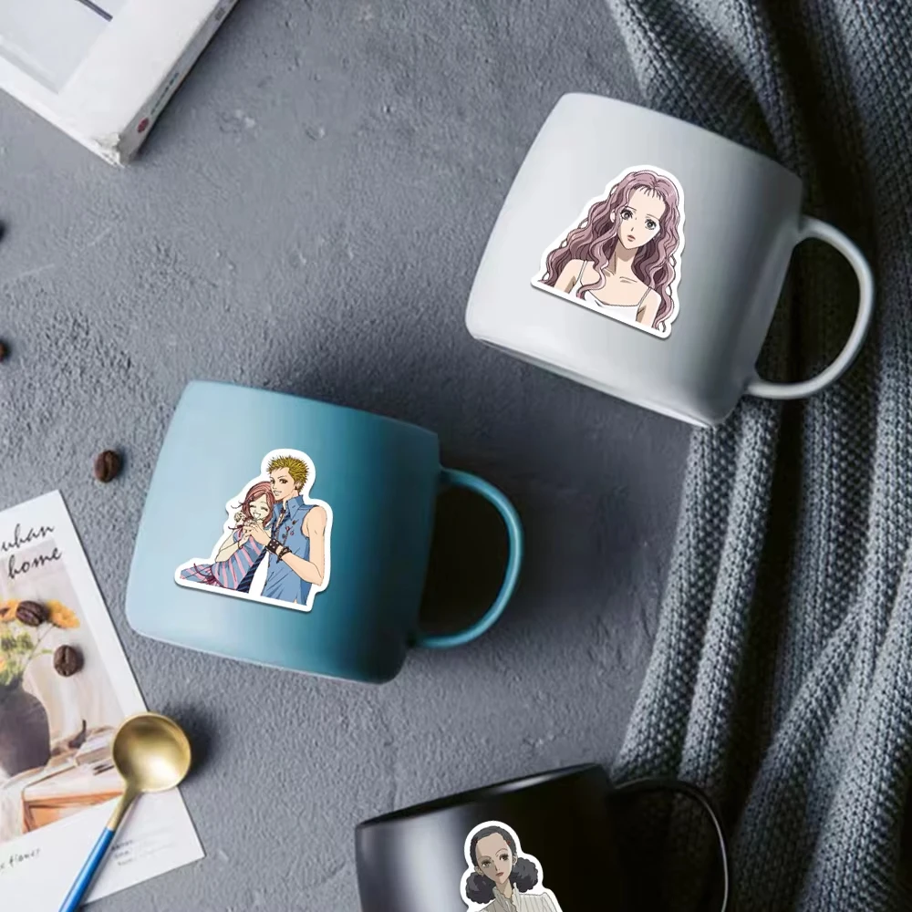 일본 소녀 나나 애니메이션 스티커 방수 장난감 스티커 자동차 전화 스케이트 보드 노트북 수하물 선물 데칼 50Pcs