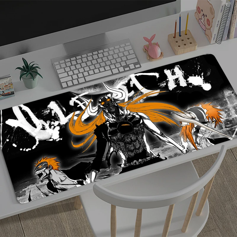 

Mouse Pad Large B-bleach Gamer Keyboard Mat Pads Gaming Desk Protector Laptop Non-Slip Mousepad Deskmat PC game Anime Mousepad