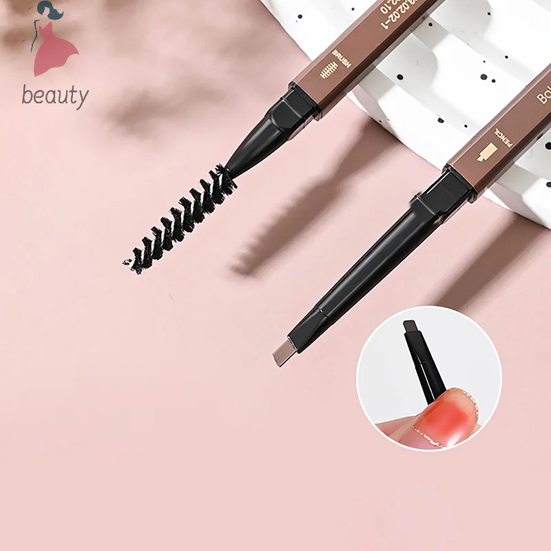 Double Head Eyebrow Pencil Long Lasting Waterproof 5 Colors Eyebrow Pen Tint Mascara Enhance Cosmetics Beauty Women Makeup