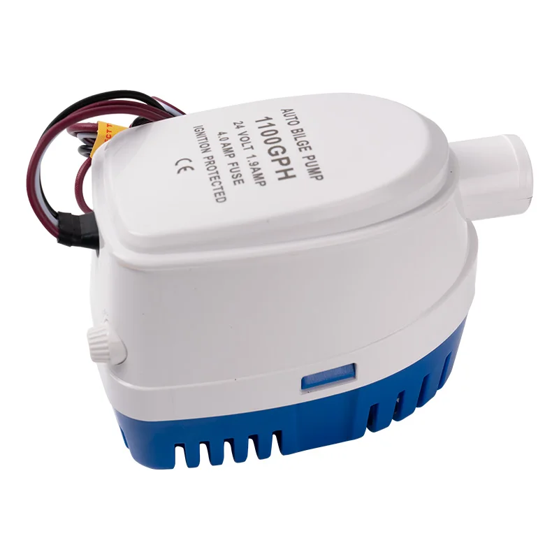 

24V DC 1100 GPH Submersible Pump Marine Automatic Bilge Pump for Boat