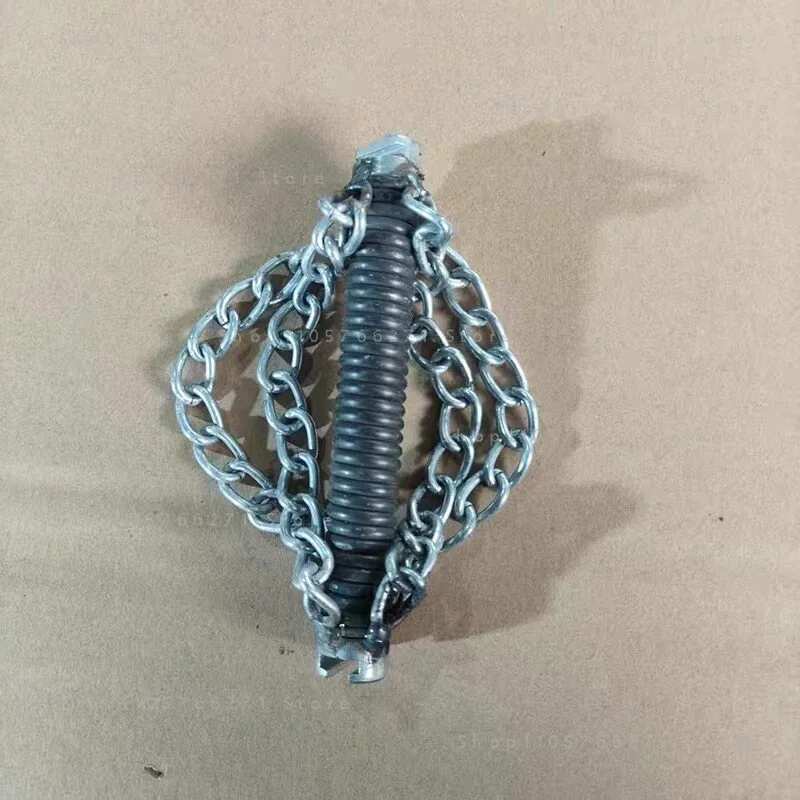 Dredging Spring Chain Cutter Head 16mm 22mm 30mm Joint – Powerful Cleaning Tool for Oil Pipe Drain