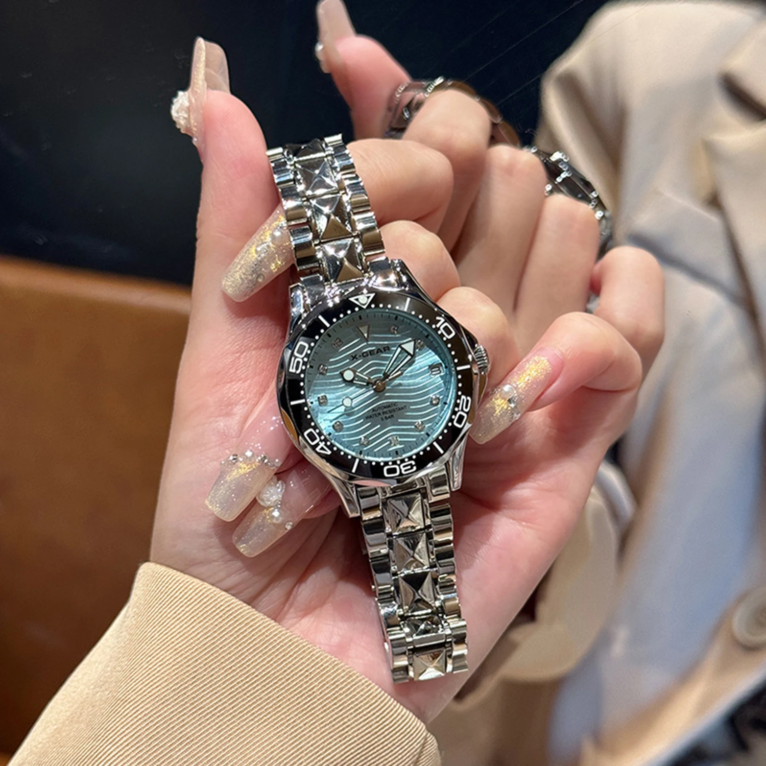 2025 Orologio meccanico automatico da donna nuovo Orologio da polso da donna a carica automatica Orologio da lavoro classico impermeabile