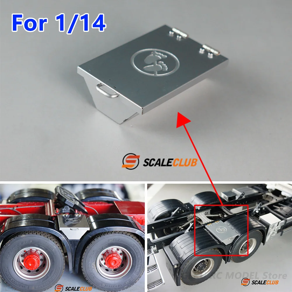 

Scaleclub Metal Fender Tool Box for Tamiya LESU 1/14 RC Tractor Truck Container Truck Model Toy Upgrade Modified Parts