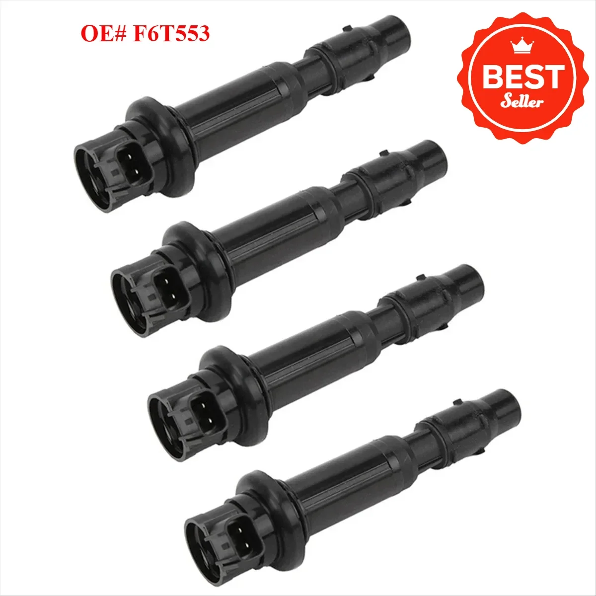 

4Pcs Car Ignition Coil F6T553 Motorcycle Accessory for Kawasaki NINJA ZX6R Triumph