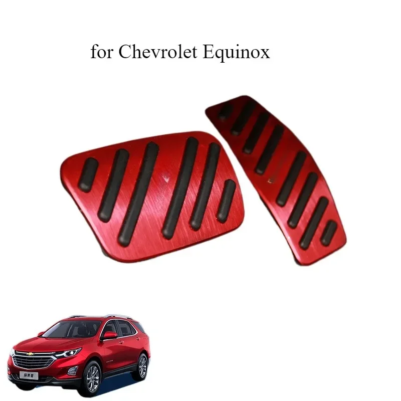 

Car Pedals for Chevrolet Equinox AT Aluminum Alloy Accelerator Gas Brake Pedal Pad Cover Parts Interior Accessories