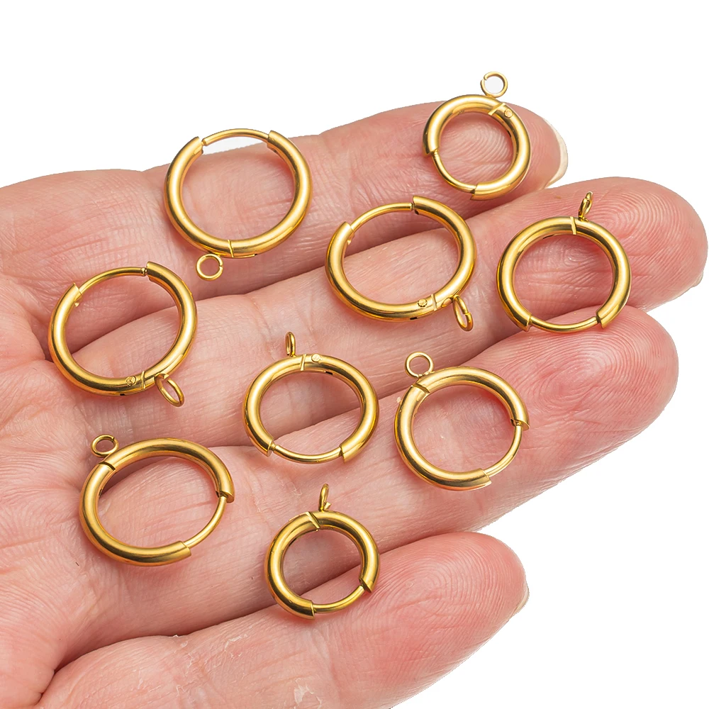 10 peças/Lote Ganchos para Bri - Gold Plated Ring avaliação e preço