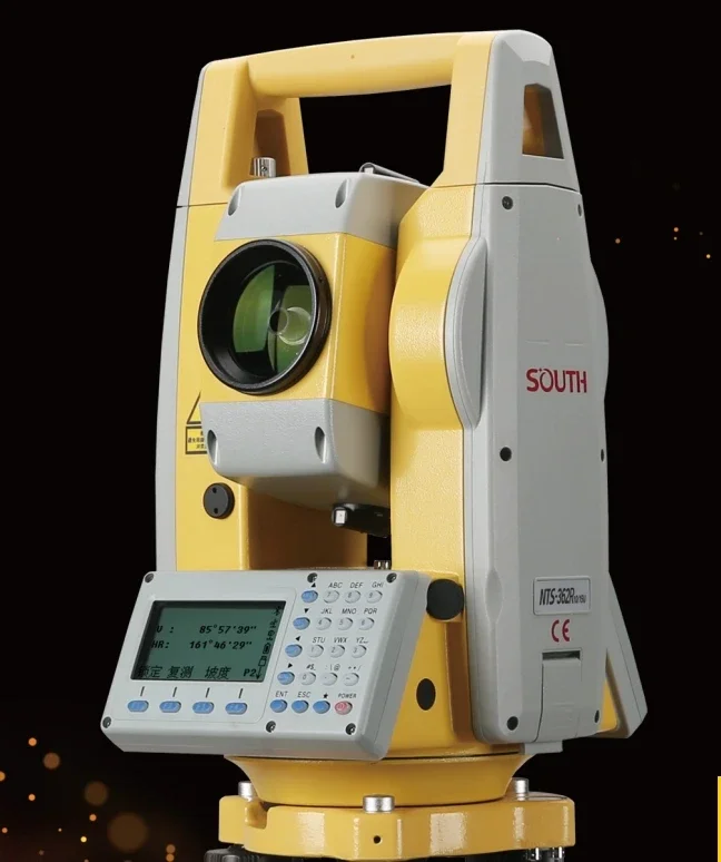 South Total Station High Accuracy NTS-362R10, 1000m Prism-free, Lower Battery Power Consumption, Optional Accessories