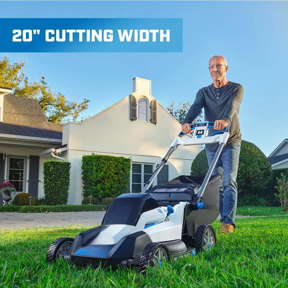 

40-Volt 20-inch Self-Propelled Battery-Powered Brushless Mower Kit, (1) 6.0Ah Lithium-Ion Battery Cuts Up To 1/2 Acre