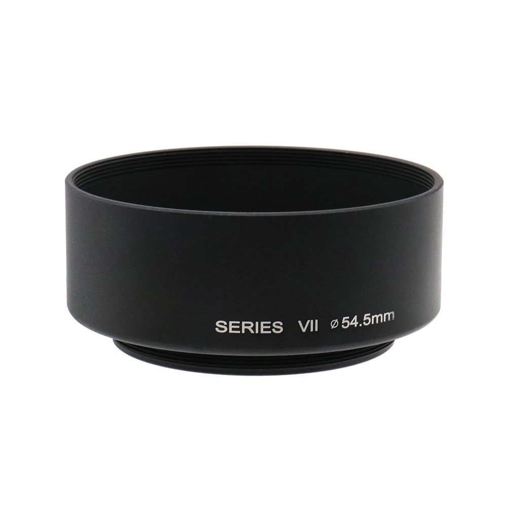 Parasol de lente de Metal, tornillo de 54,5mm en forma de parasol para 50,8mm serie VII