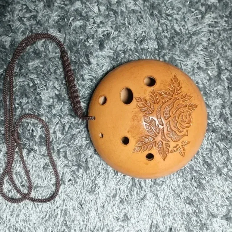 Śliczny klucz Ocarina C początkujący profesjonalny 8-otworowy ceramiczny gwizdek ręczny luksusowa torba Orff instrumenty muzyczne dla dzieci