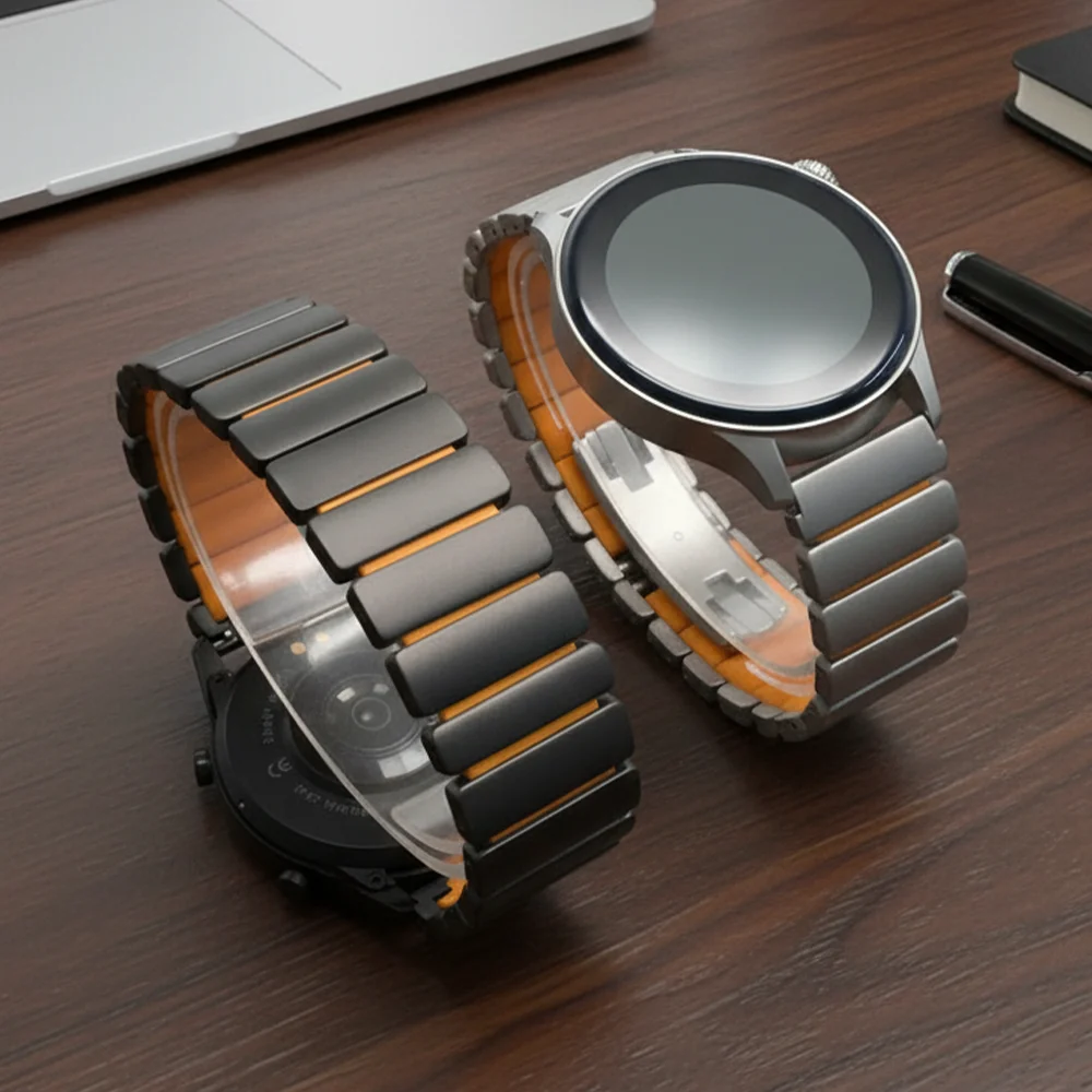 

Титановый резиновый ремешок 22 мм для Huawei Watch GT6/5 Pro 46 мм 4/4Pro Ultimate, ремешок для HUAWEI GT4/5/6 46 мм Amazfit GTR4/3/2 Balance