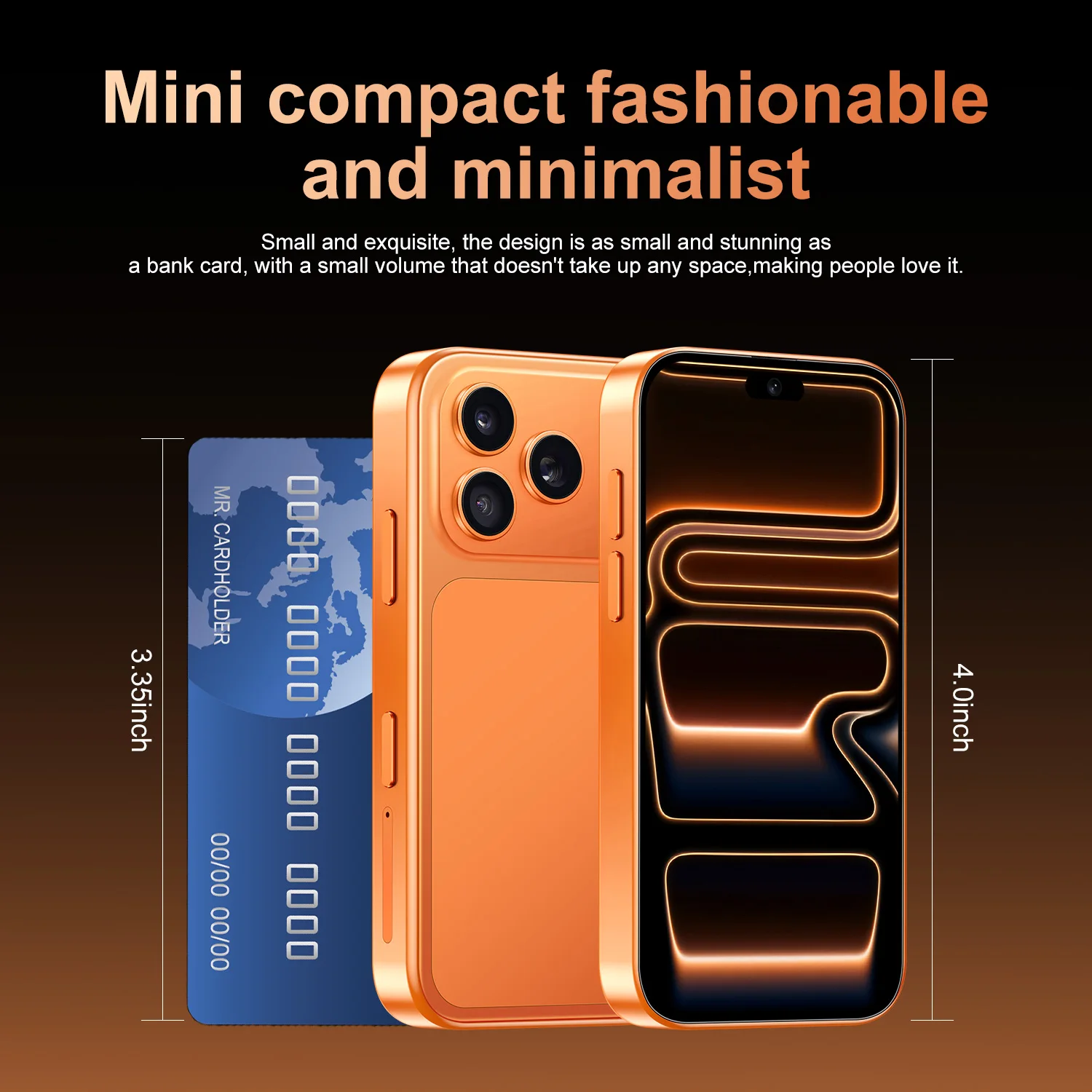 IVMI i17 mini Smartphones Android 8.1 Dual SIM 4.0"Display 2GB RAM 16GB ROM  WIFI Bluetooth Play Store 3G Small Mobile Phone