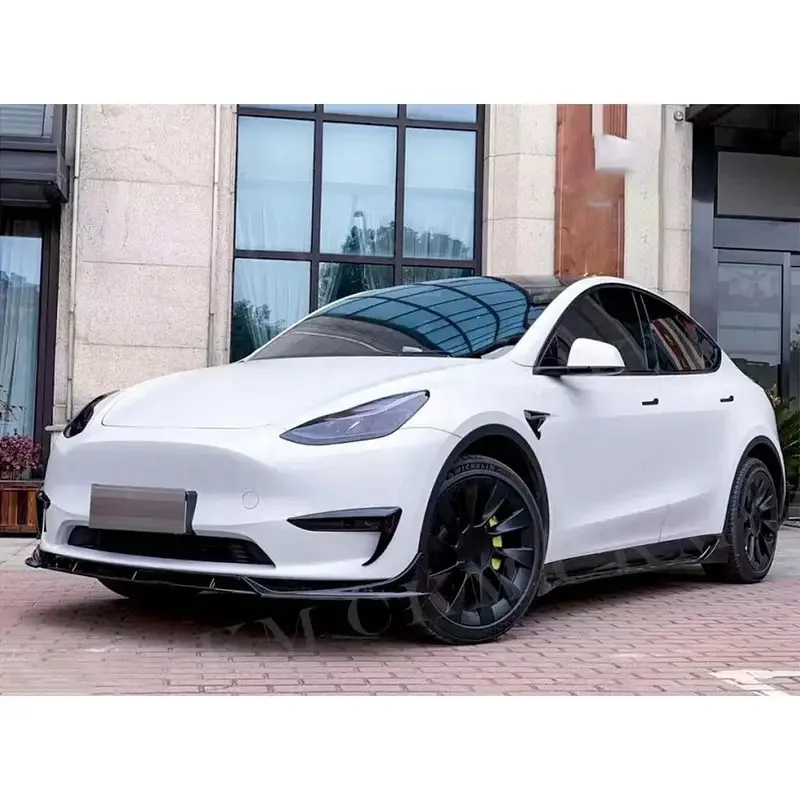 

Carbon Fiber Side Skirts Extension Body Panel Lip Sp Winglet Model Y 2021+ Side Skirts Rocker Panels Side Guard