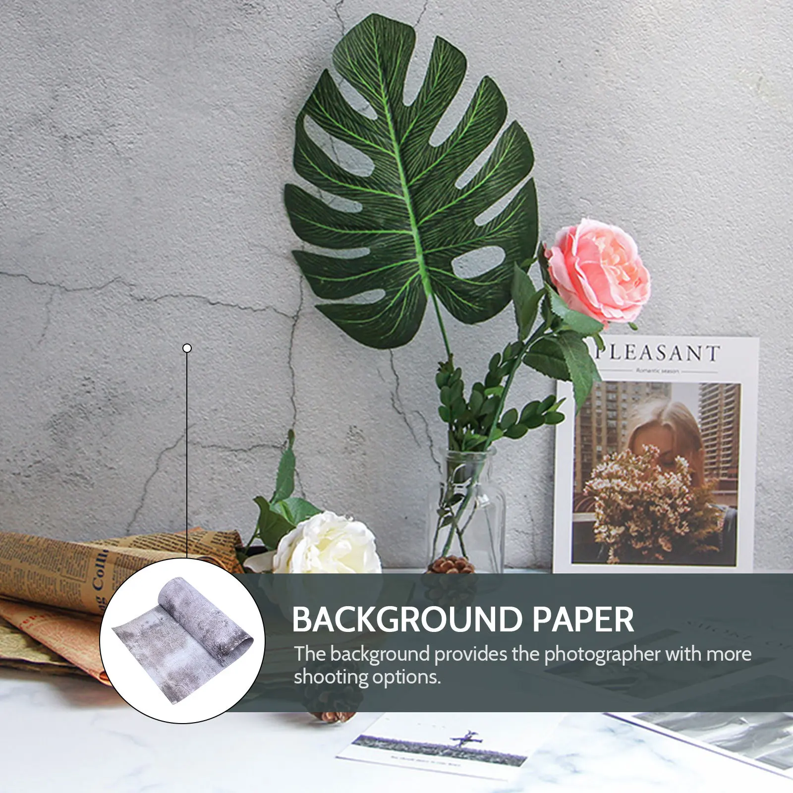 

1pc Background 30X200Cm Photography Decor Photography Backdrop Paper Photo Studio Prop Paper Background Decor