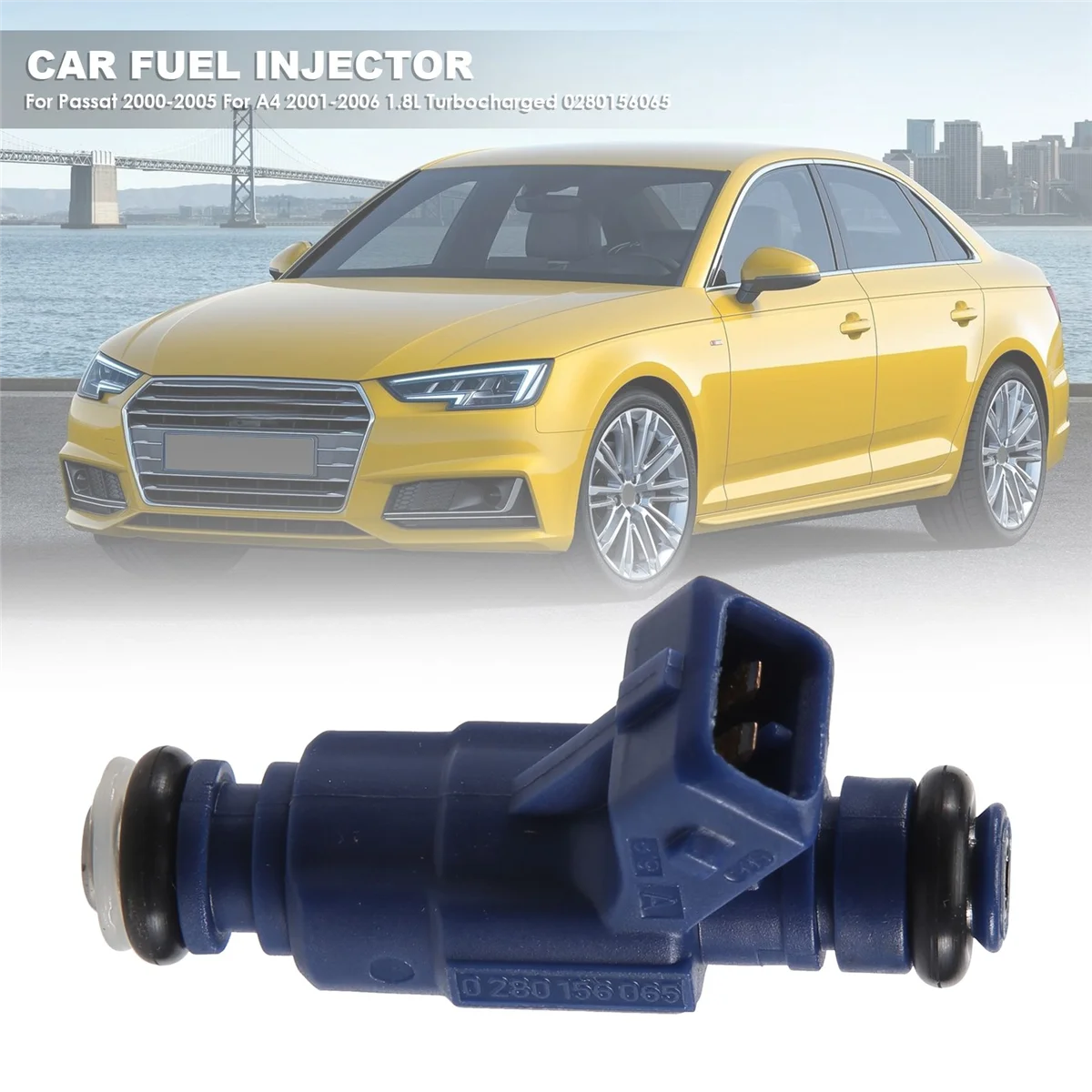 Injetor de combustível para Passat 2000-2005, Audi A4 2001-2006 1.8L, turbo, 0280156065